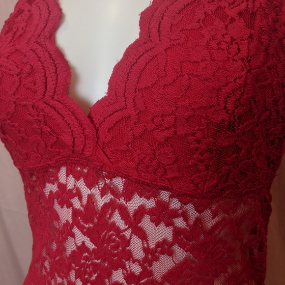 3/$10 Ambiance Lace Bodysuit - Picture 3 of 4